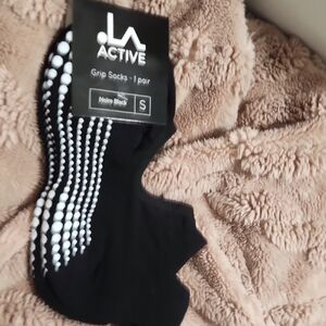 LA active grip socks, small for ballet dance yoga.